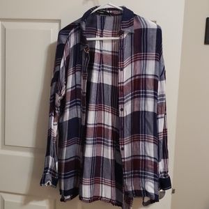 Plaid button up